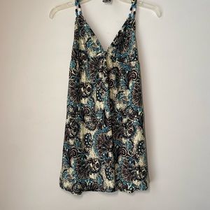 Lucky Brand bathing suits coverup halter dress in size medium